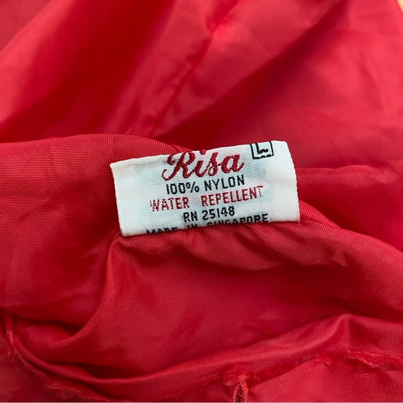 1980s Vintage Hooded Windbreaker Water Repellent Jacket - Picture 13 of 14